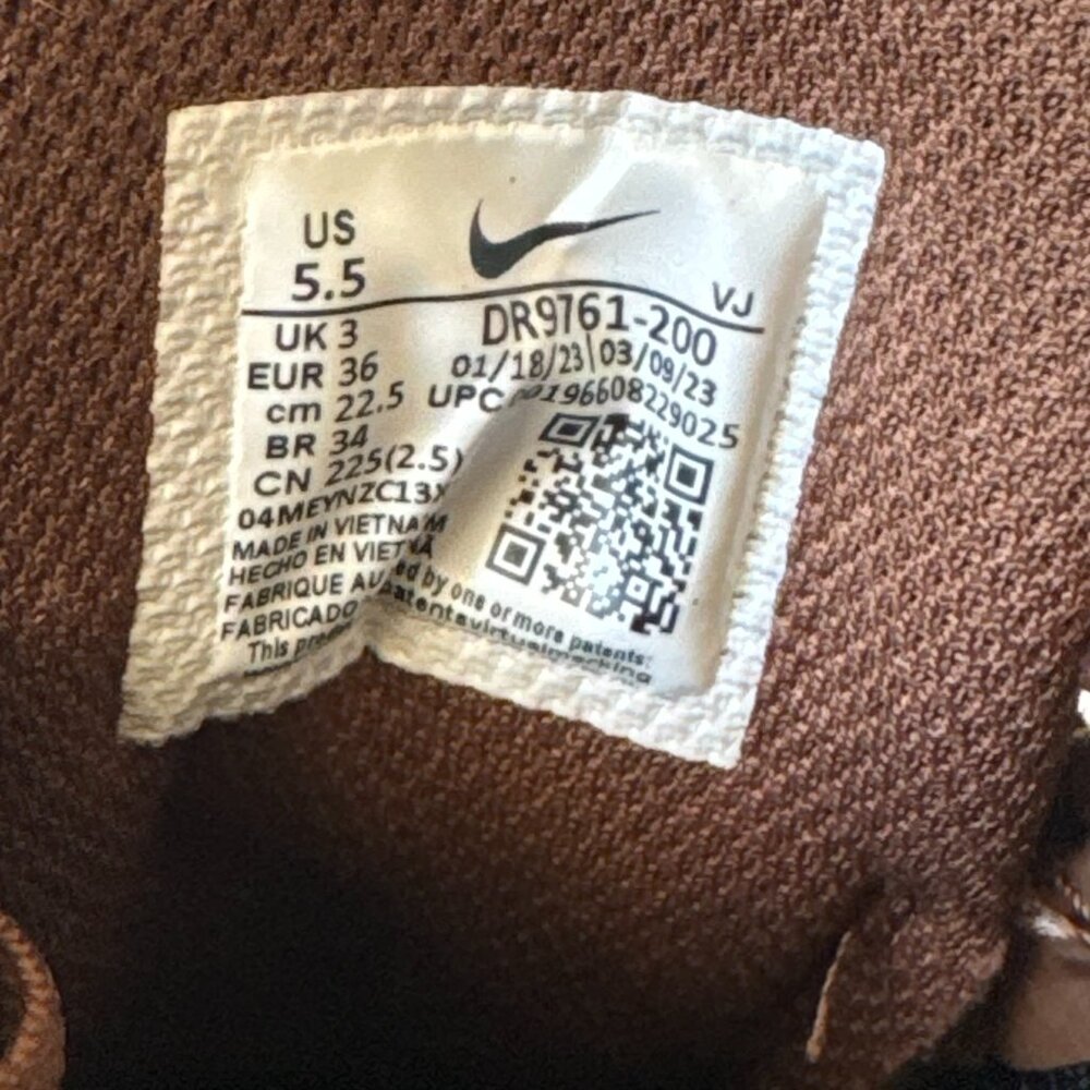 Nike Tech Hera Sneakers Cacao Wow Bronzine Black | Women’s 5.5 - Picture 9 of 13